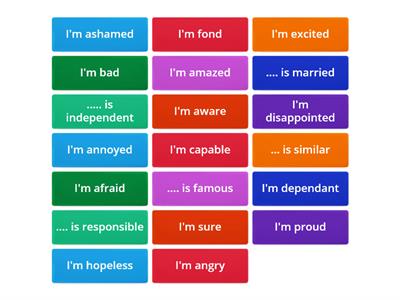 Adjective+ prepositions 2 L7