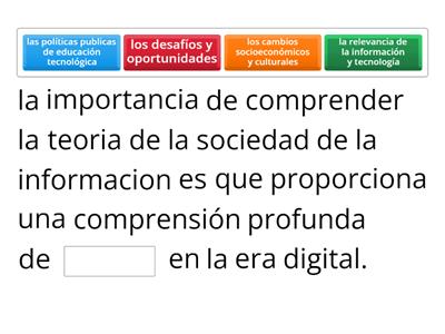 Caracterisiticas e importancia de la sociedad de la informacion