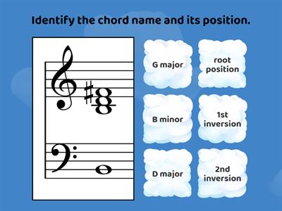 Inversions of chords 16: G, Bm, D chords