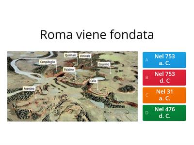 Storia Romana quinta elementare