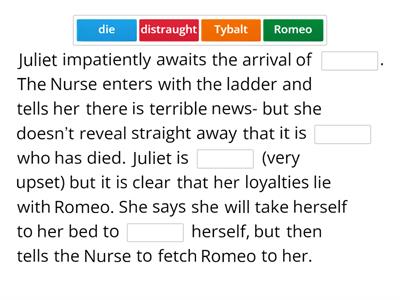 Romeo and Juliet Plot Act 3 Scene 2