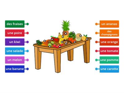 Les fruits et les légumes - owoce i warzywa