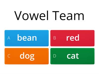 Vowel Team