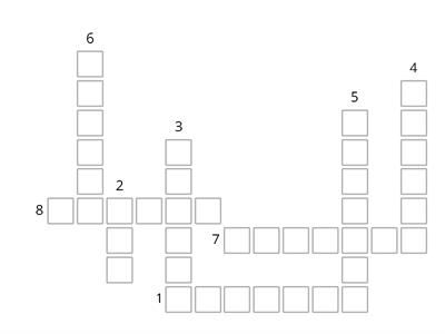 MFL body parts Crossword