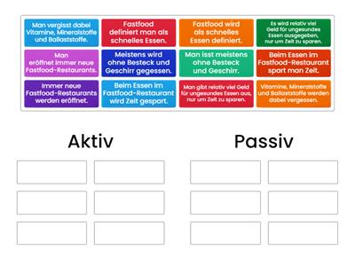 Aktiv und Passiv