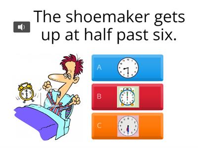 Telling the time: The Shoemaker's routine
