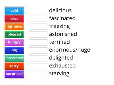 scale & limit adjectives 