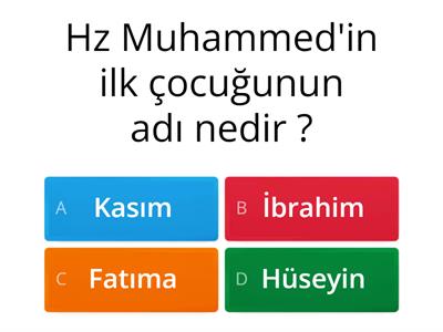4 Ünite: Hz Muhammedin Hayatı
