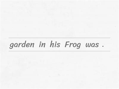 Frog and Toad Together by Arnold Lobel   - Unscramble the owrds to make sentences.