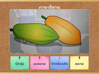 ภาษาไทย ภาษาถิ่น