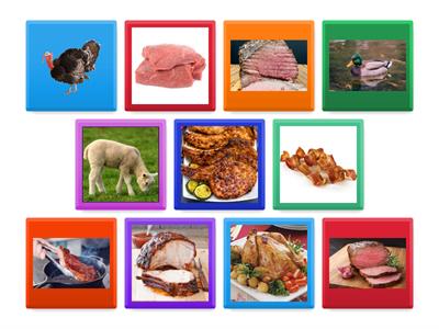 Vocabulary: Food: Meat (Intermediate level 1A)