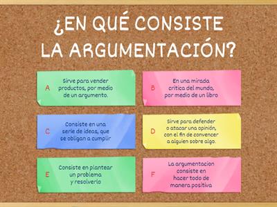 ARGUMENTACIÓN