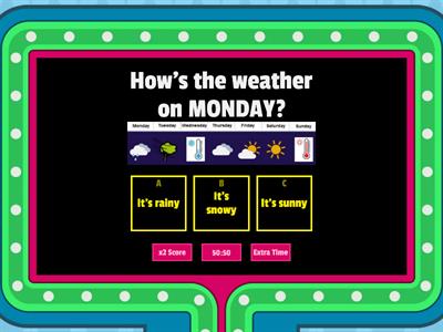 The Weather (Gameshow Quiz)