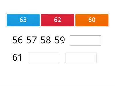 inserisci i numeri mancanti (100)