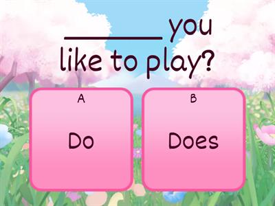 Wordwall do does - Учебные ресурсы