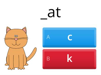 Cat / Kite -  Spelling /k/