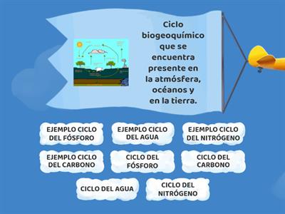 CICLOS BIOGEOQUÍMICOS - 2° MEDIO