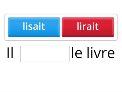 Complétez les phrases avec le verbe correcte en imparfait 