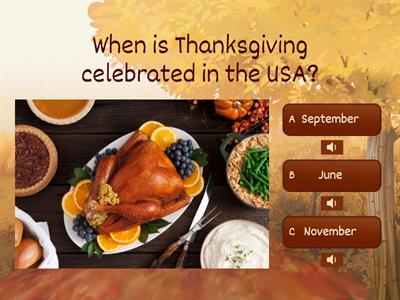 Thanksgiving Quiz