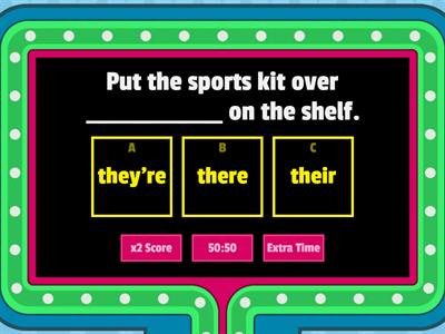  Homophones: They're, Their & There