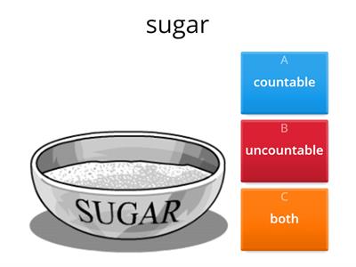 Countable - Uncountable Nouns