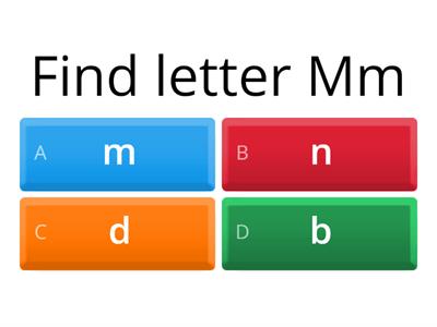  Letter Mm