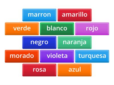 Color Español P6 Homework