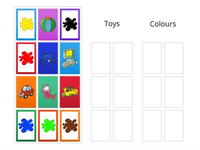 KB1, Unit 3. Sorting toys & colours