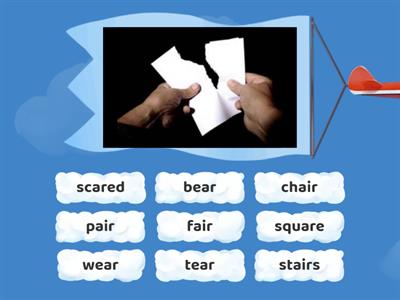 Phonics Game: air, are, ear