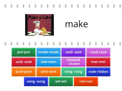  English Class A2+ czasowniki (IV część) make - sing