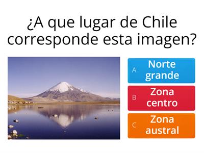 Zonas naturales de Chile (son 5)