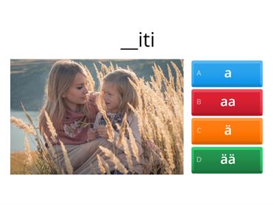 A, AA, Ä vai ÄÄ?