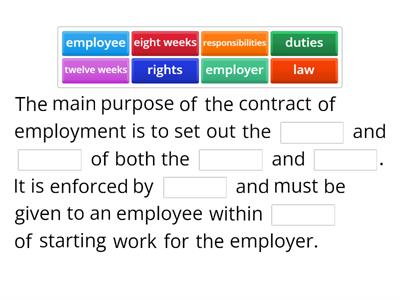 Contract of employment