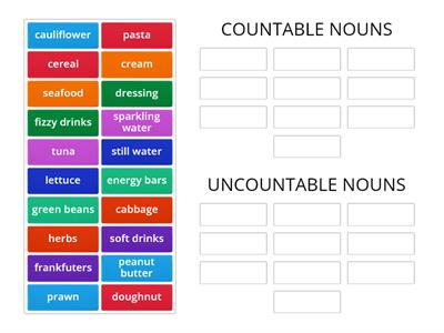 ORÓ - unit 6 countable or uncountable