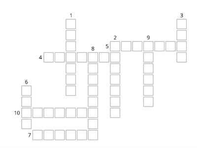 UI2 7B CROSSWORD: The Body