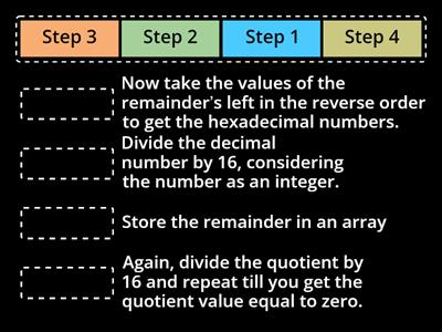 Decimal to Hexadecimal