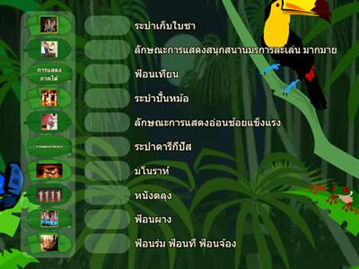 เกมส์จับคู่การแสดงพื้นเมือง 4 ภาค/จะจำได้ไหมจำได้หรือเปล่า