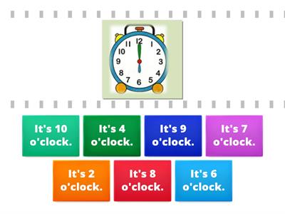 1-What time is it?(0'clock)