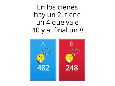 Juego matemáticas con pistas