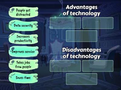 Advantages/ disadvantages of technology 