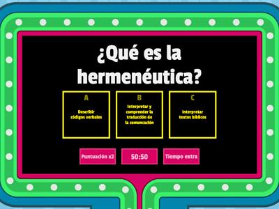 Aprendiendo hermenéutica 