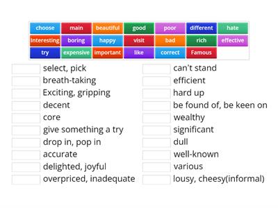 IELTS synonyms 