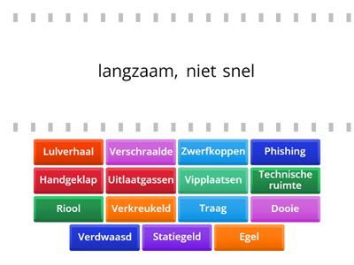 Hoofdstuk 1: Roomservice: Woord-definitie