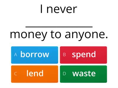 Money (Vocabulary)