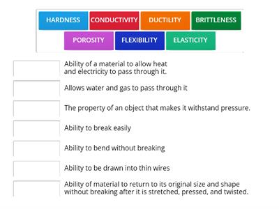 PHYSICAL PROPERTIES OF MATTER