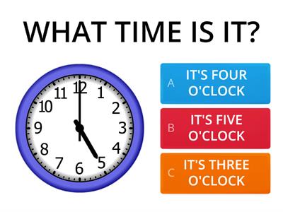 WHAT TIME IS IT? - TELL THE TIME! (O´CLOCK AND HALF PAST)