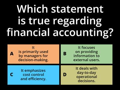 Financial Vs Management accounting