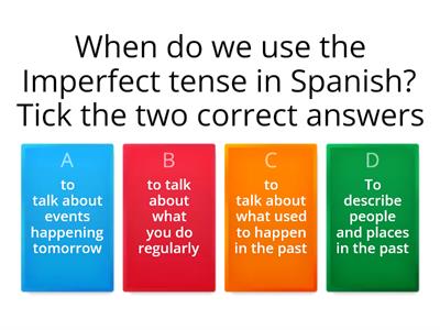 Spanish Imperfect Tense