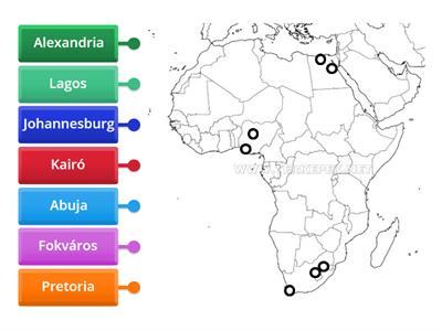 Afrika városok