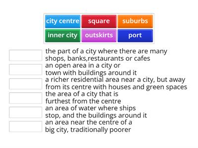 City Words matching